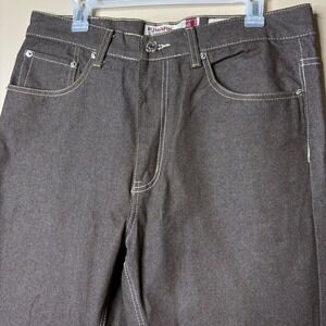 PJ Mark Premium Denim Jeans Mens 36x32 Straight‎ Leg Dark Gray Vintage Y2K